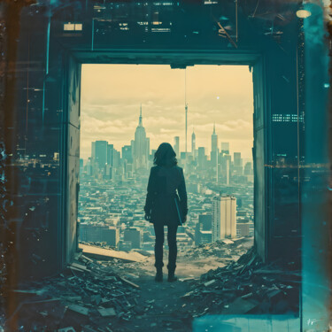 数字艺术 标题为“Polaroids of the 4t…” 由Frederic Racaud, 原创艺术品, AI生成的图像