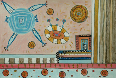 "Celestial Patterns" başlıklı Resim Tamara Morozova tarafından, Orijinal sanat, Akrilik