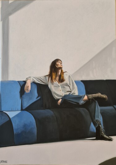 Картина под названием "too sweet" - Yvan Favre, Подлинное произведение искусства, Масло Установлен на Деревянная рама для но…