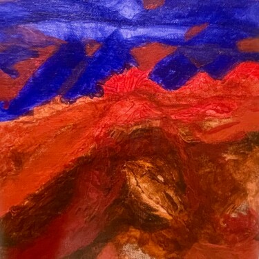 Pittura intitolato "Volcanic Beasts" da Naomi Naomi Smith, Opera d'arte originale, Acrilico