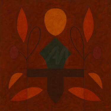 Arts numériques intitulée "Symétrie de l’Âme" par Yahya Ahssaini, Œuvre d'art originale, Peinture numérique