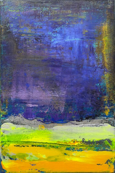 Malerei mit dem Titel "After Rain" von Viki Smoliar, Original-Kunstwerk, Acryl Auf Keilrahmen aus Holz montiert