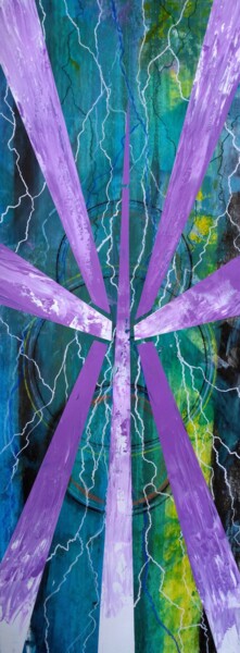 Malarstwo zatytułowany „Haute tension” autorstwa Richard Lubert, Oryginalna praca, Akryl