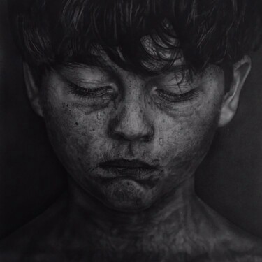 "Sans bruit" başlıklı Resim Marion Roy tarafından, Orijinal sanat, Kalem