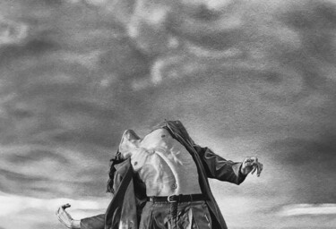 Рисунок под названием "Folie 2" - Marion Roy, Подлинное произведение искусства, Карандаш