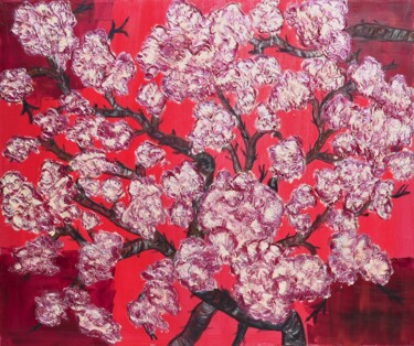 Red Sakura Impasto