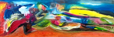 Peinture intitulée "Terre de Couleurs" par Dandeeart , Œuvre d'art originale, Huile Monté sur Châssis en bois