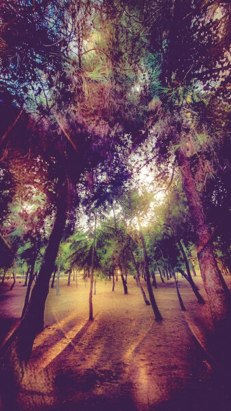 Estampas & grabados titulada "In the Light of Pea…" por Banu Muazzez Arpalı, Obra de arte original, Fotografía manipulada