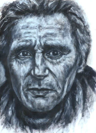 Malarstwo zatytułowany „Portrety emocjonaln…” autorstwa Barbara Kosz, Oryginalna praca, Akryl