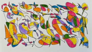 Desenho intitulada "Malt" por Loane Blanchard, Obras de arte originais, Marcador