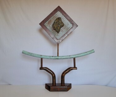 Sculpture intitulée "Meteorite" par Pere Marti, Œuvre d'art originale, Métaux