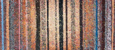 Painting titled "Golden hour in a fo…" by Bogdana Antoniuk, Original Artwork, Acrylic