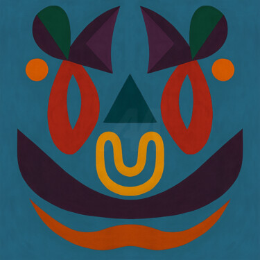 Arts numériques intitulée "Symétrie des Émotio…" par Yahya Ahssaini, Œuvre d'art originale, Peinture numérique