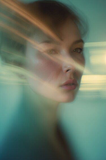 Цифровое искусство под названием "Light 02" - Natalia Erkovich, Подлинное произведение искусства, Изображение, сгенерированн…