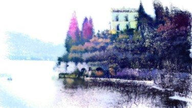 Digital Arts titled "Colourful Landscape" by Russell Newell, Original Artwork, 2D Digital Work