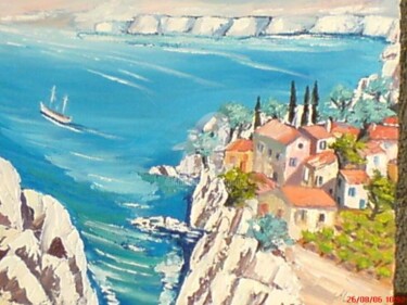 제목이 "Martine en vacance"인 미술작품 Milorv로, 원작