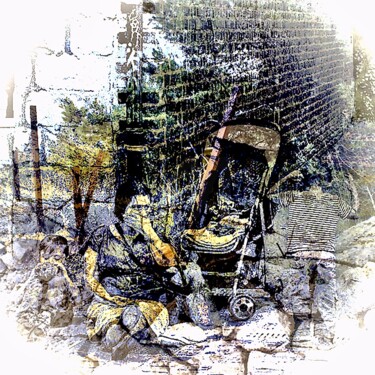 Fotografia zatytułowany „refugees” autorstwa Jean-Pierre Simard, Oryginalna praca, Manipulowana fotografia