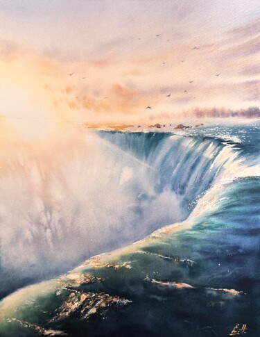 "When the Light Falls" başlıklı Tablo Olena Anopriienko tarafından, Orijinal sanat, Suluboya