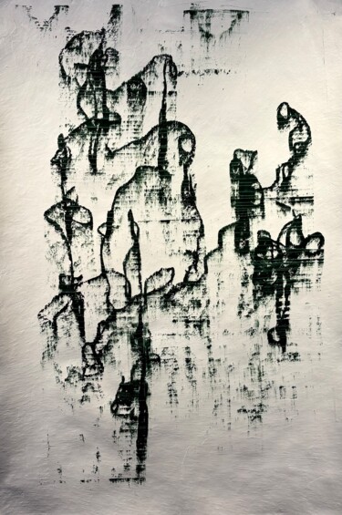 Painting titled "Old lands 2" by Luca Brandi, Original Artwork, Acrylic