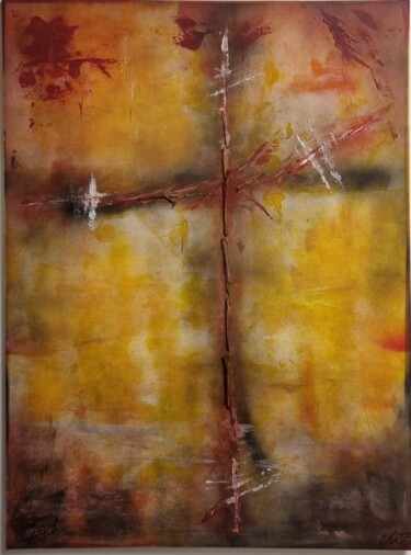 Peinture intitulée "Fragmente des Glaub…" par Benedikt Dreßel, Œuvre d'art originale, Acrylique