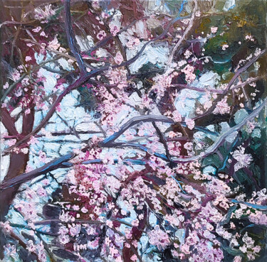 "Spring" başlıklı Tablo Göknil Gümüş Sungurtekin tarafından, Orijinal sanat, Petrol Ahşap Sedye çerçevesi üzerine monte edil…