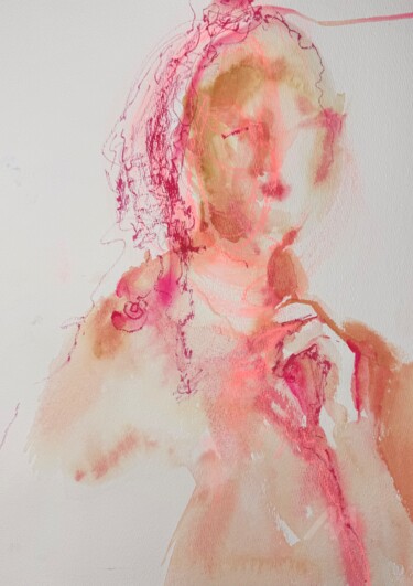 绘画 标题为““Vibration”” 由Oxana Luky, 原创艺术品, 水彩