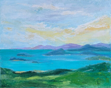 "Marine Landscape. K…" başlıklı Tablo Sasha Tovstik tarafından, Orijinal sanat, Petrol Ahşap Sedye çerçevesi üzerine monte e…