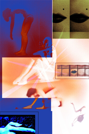 Digital Arts titled "Fragments of Realit…" by Aleksandra Pakhanian, Original Artwork, Digital Collage