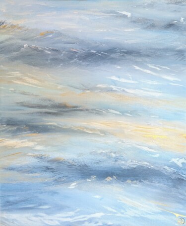 Peinture intitulée "Eau 1" par Mulhode, Œuvre d'art originale, Acrylique Monté sur Châssis en bois