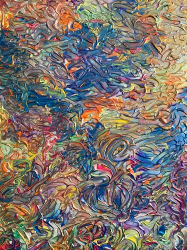 Malerei mit dem Titel "Course of life" von Natalya Glinskaya, Original-Kunstwerk, Acryl Auf Keilrahmen aus Holz montiert