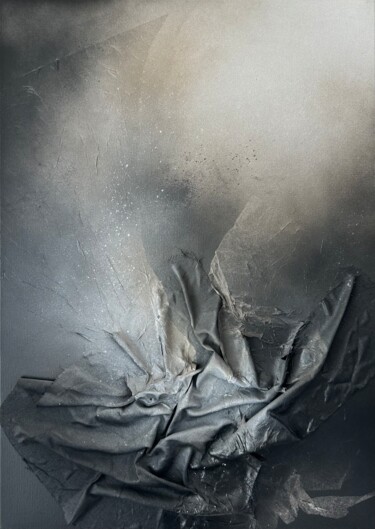 Malarstwo zatytułowany „Inner revival 6” autorstwa Joanna Wietrzycka, Oryginalna praca, Kolaże Zamontowany na Drewniana rama…