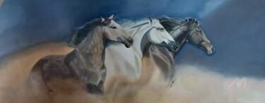 "Liberty" başlıklı Tablo Anne Degremont tarafından, Orijinal sanat, Pastel