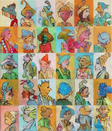 "Figurative fragment…" başlıklı Tablo Francisco Santos tarafından, Orijinal sanat, Akrilik