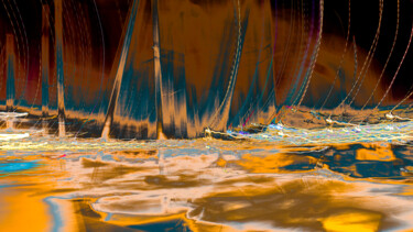 "Tempête sur le Port…" başlıklı Fotoğraf Christiane Michel-Grosjean tarafından, Orijinal sanat, Dijital Fotoğrafçılık