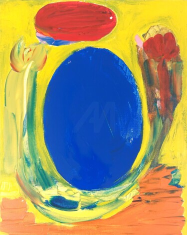 Ζωγραφική με τίτλο "Palette de Couleurs…" από Orlane Grelet, Αυθεντικά έργα τέχνης, Ακρυλικό Τοποθετήθηκε στο Ξύλινο φορείο…