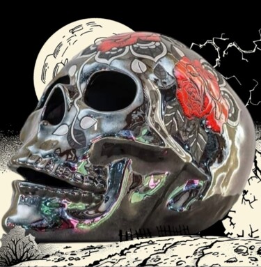 Skulptur mit dem Titel "Bloody Collection R…" von Marie Hangard, Original-Kunstwerk, Keramik