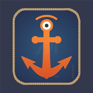 Digital Arts titled "mirada anclada rem" by Ojolo, Original Artwork, 2D Digital Work