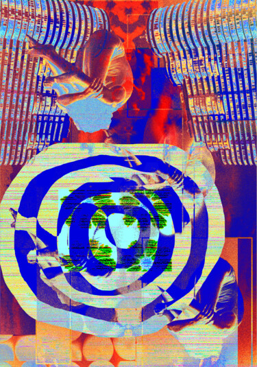 Grafika cyfrowa / sztuka generowana cyfrowo zatytułowany „Woman Body in the M…” autorstwa Aleksandra Pakhanian, Oryginalna p…