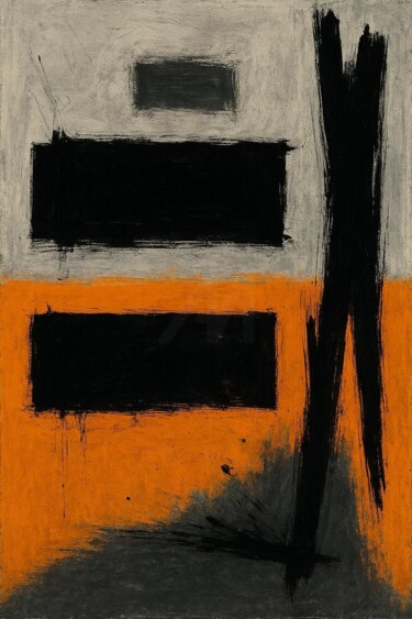 "MINIMAL-GRUNGE 150" başlıklı Dijital Sanat Karavix tarafından, Orijinal sanat, AI tarafından oluşturulan görüntü