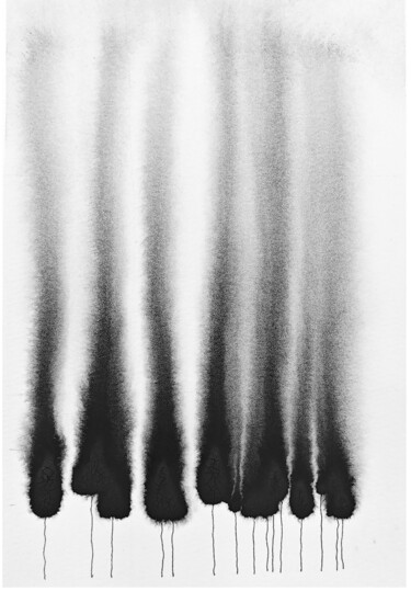 "Abstract Trees in S…" başlıklı Tablo Tani Soul tarafından, Orijinal sanat, Suluboya