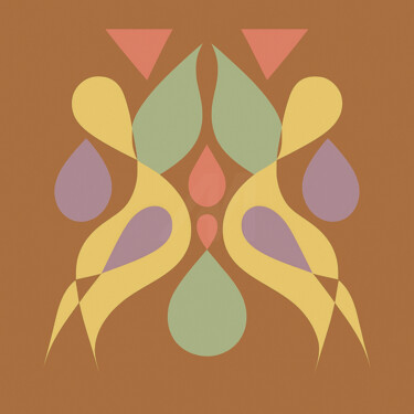 Arts numériques intitulée "Symphonie Chromatiq…" par Yahya Ahssaini, Œuvre d'art originale, Peinture numérique