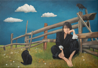 Картина под названием "Heels? Never Heard…" - Nataliya Bagatskaya, Подлинное произведение искусства, Акрил