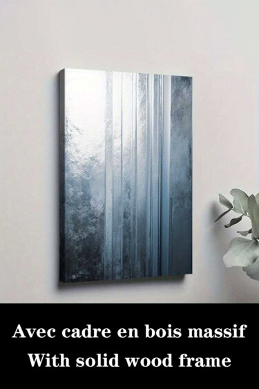 Gravures & estampes intitulée "Silvery Metallic Te…" par Jiang Hua Liang, Œuvre d'art originale, Jet d’encre Monté sur Châss…