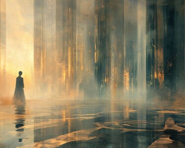 "Movement toward the…" başlıklı Dijital Sanat Marianetta tarafından, Orijinal sanat, AI tarafından oluşturulan görüntü