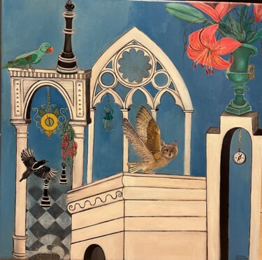 "Das Gefäß des Himme…" başlıklı Tablo Krystsina Shpakouskaya (Kristina Spakowskaja) tarafından, Orijinal sanat, Petrol