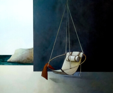 Malarstwo zatytułowany „VACANCES” autorstwa Mea N. Ambrozo, Oryginalna praca, Akryl Zamontowany na Panel drewniany