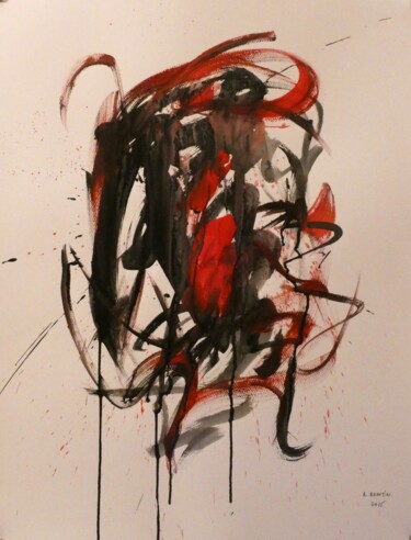 Pintura titulada "IMPULSIONS 3" por Arnaud Broutin, Obra de arte original, Acrílico