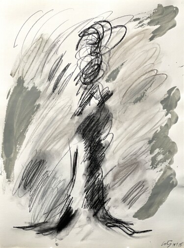 "2010- 2015. Serie “…" başlıklı Resim Lluís Cots tarafından, Orijinal sanat, Suluboya