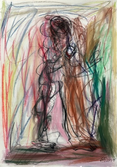 "2014- 2015. Serie “…" başlıklı Resim Lluís Cots tarafından, Orijinal sanat, Suluboya