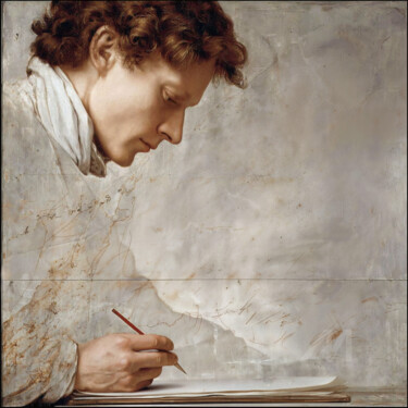 Digital Arts με τίτλο "In the Silence of t…" από Suima, Αυθεντικά έργα τέχνης, Εικόνα που δημιουργήθηκε με AI